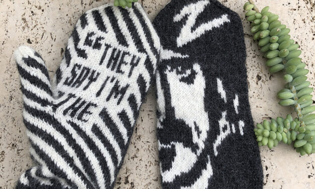 Knit a Pair of Frank Zappa Mittens Designed By Lotta Lundin