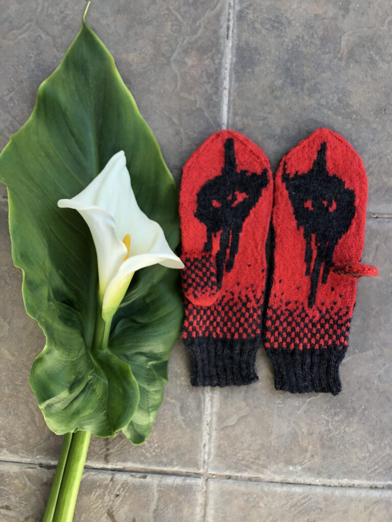Knit a Pair of Alice Cooper Mittens Designed By Lotta Lundin