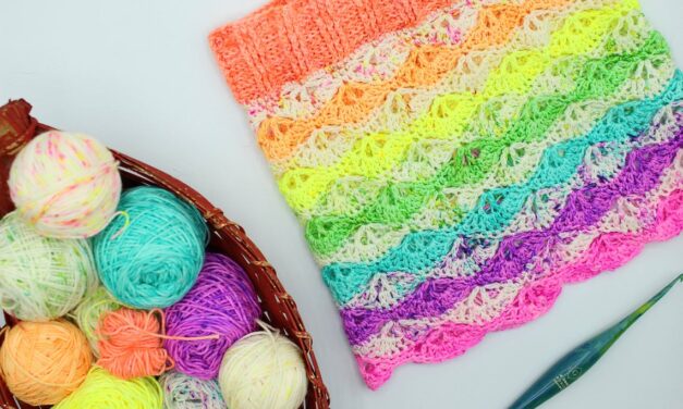 This Bright and Cheery Cowl Will Have You Wishing For Spring and Crocheting For Joy!