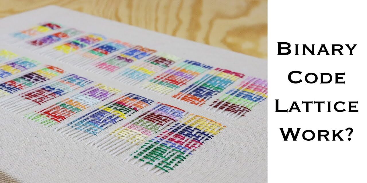 Hiding Secret Messages In Embroidery: ‘What Do Espionage, Embroidery, and Binary Codes Have In Common?’