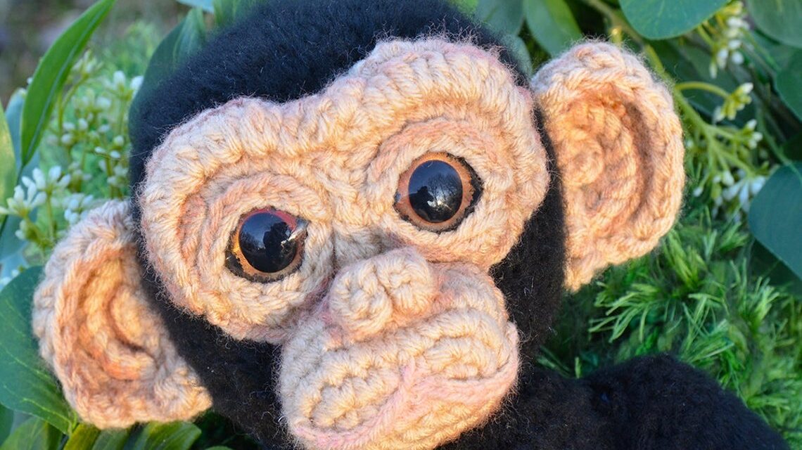Crochet a Realistic Chimp, Pattern By Crochetverse … I See a Cute Little Monkey Butt!