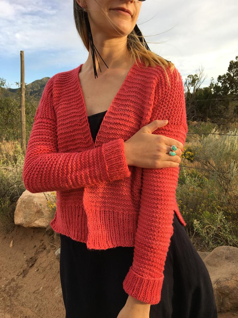 Knit a Super-Cute V-Neck Sweater Vest ... Perfect For Spring!