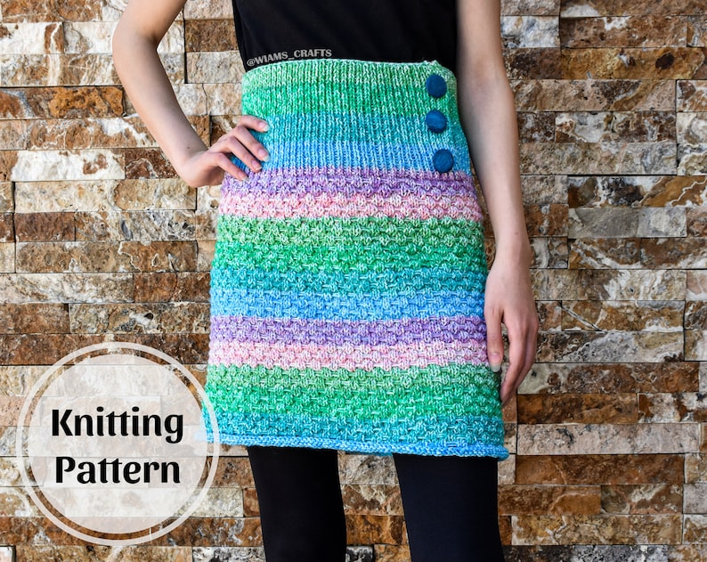 Patterns To Knit Into Spring: Two Skirts and a Stunning Shawl from Wiam's Crafts