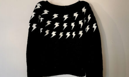 This Sweater Pattern Started Off As A Tribute To David Bowie, Then The Designer Watched Schitt’s Creek …