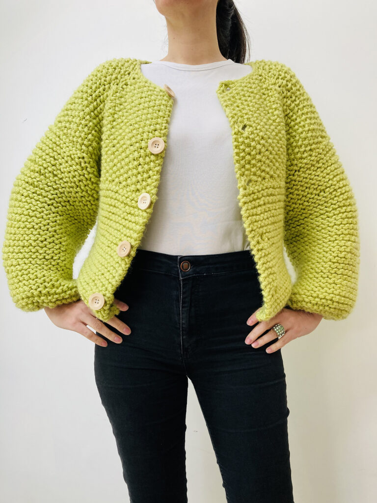 Knit A Puff Cardigan … Say Hello To An Easy Knit That Looks Great ...