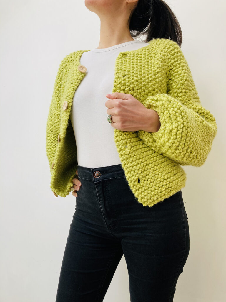 Knit A Puff Cardigan … Say Hello To An Easy Knit That Looks Great ...