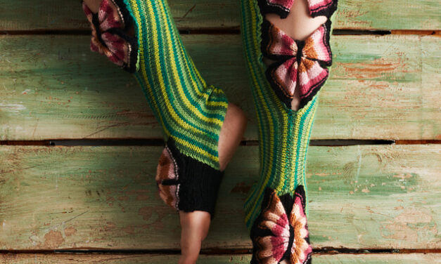 Say Hi To ‘Happy Yoga Butterflies’ Designed By Kati Mäkelä … You’ve Never Seen Socks Like This!