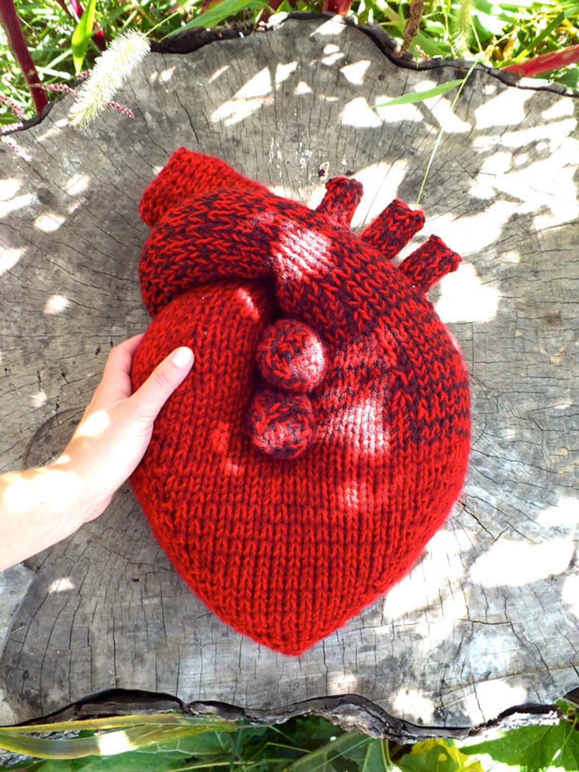 The Best Anatomical Heart Patterns For Knitters and Crocheters!