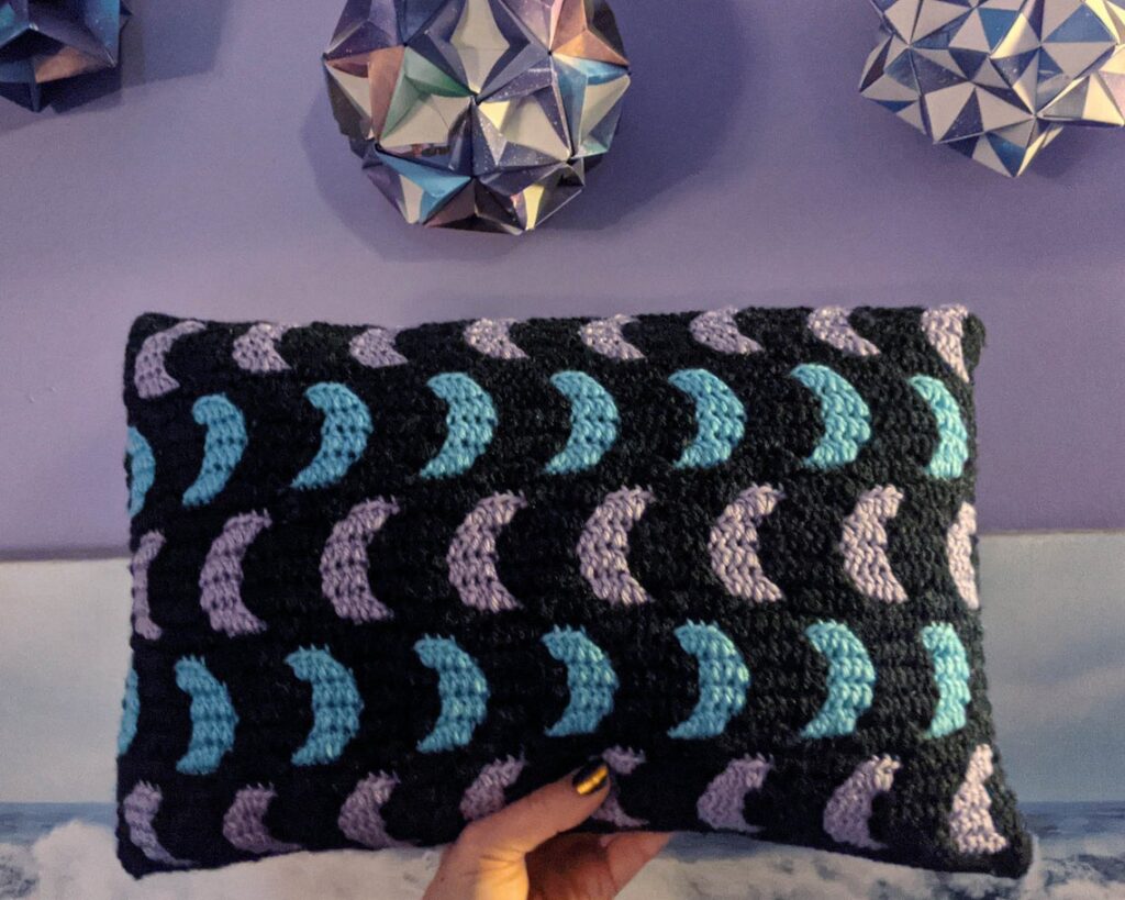 Perfect Pillow Mosaic Crochet Patterns & Charts Designed By Alexis of Sixel Home
