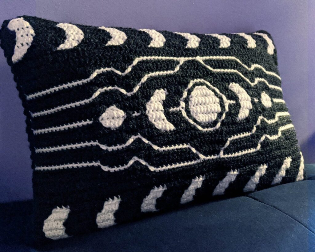 Perfect Pillow Mosaic Crochet Patterns & Charts Designed By Alexis of Sixel Home