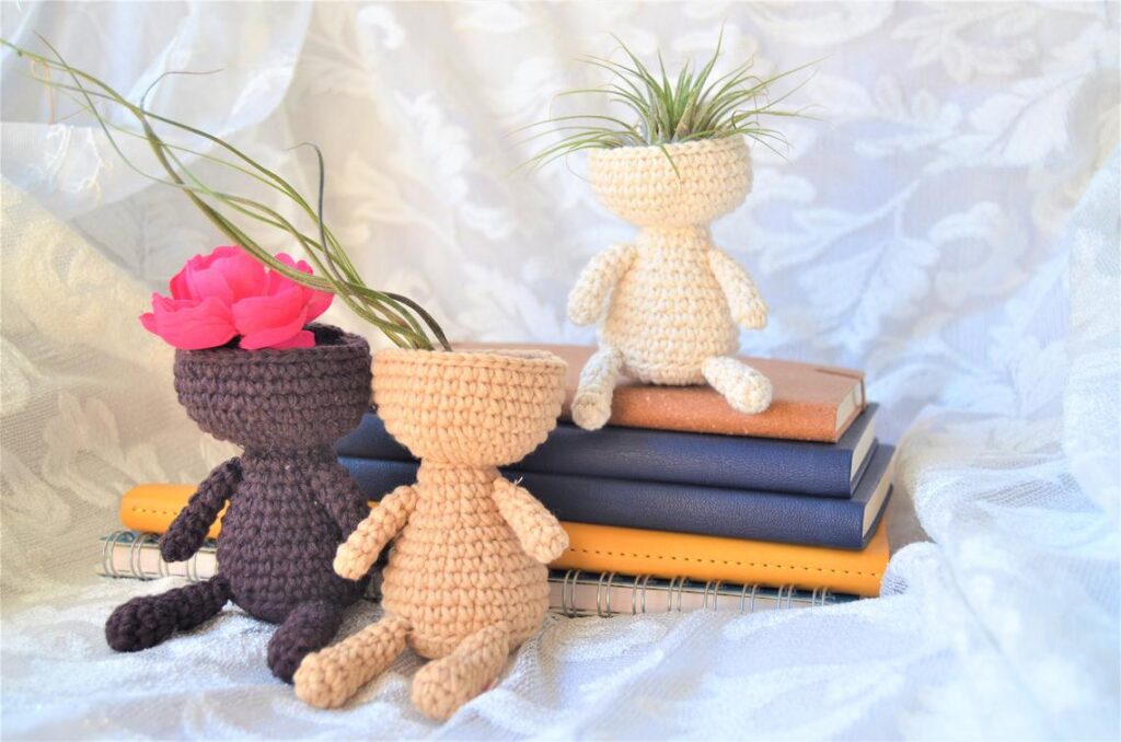 These Tiny Crochet People With Plants on Their Heads Are the Weirdest, Most Wonderful Gift Idea