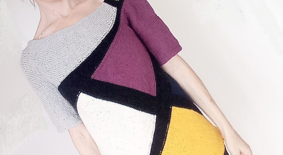Free Pattern Alert! This ‘Euclidean Jumper’ Designed By Veronica Mas Is A Short Row Showstopper!