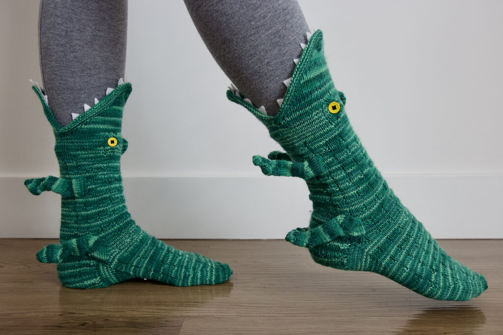 Move Over Fish Socks, Shark Socks Are Over, It's All About Crikey Crocodile Socks Now!