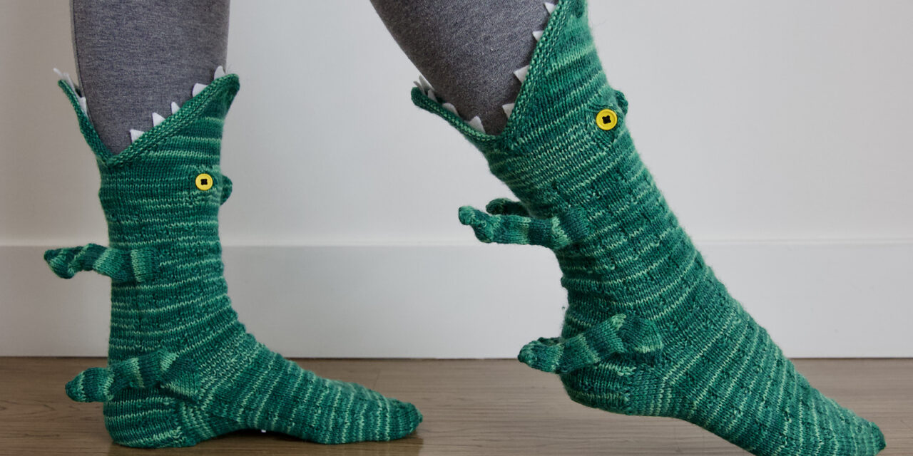 Move Over Fish Socks, Shark Socks Are Over, It’s All About Crikey Crocodile Socks Now!