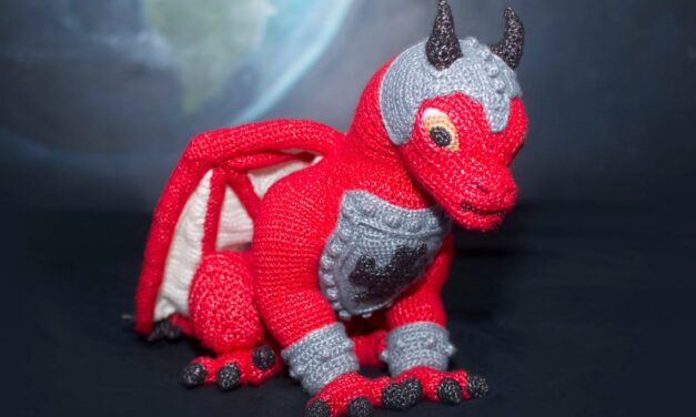 Meet Troy, The Mars Dragon, Designed By Marie Overton … Yes, You Can Crochet One Too!