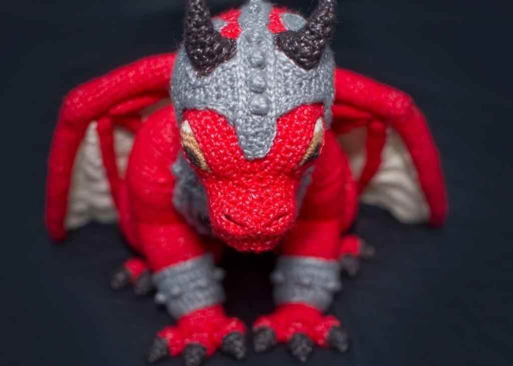 Meet Troy, The Mars Dragon, Designed By Marie Overton ... Yes, You Can Crochet One Too!