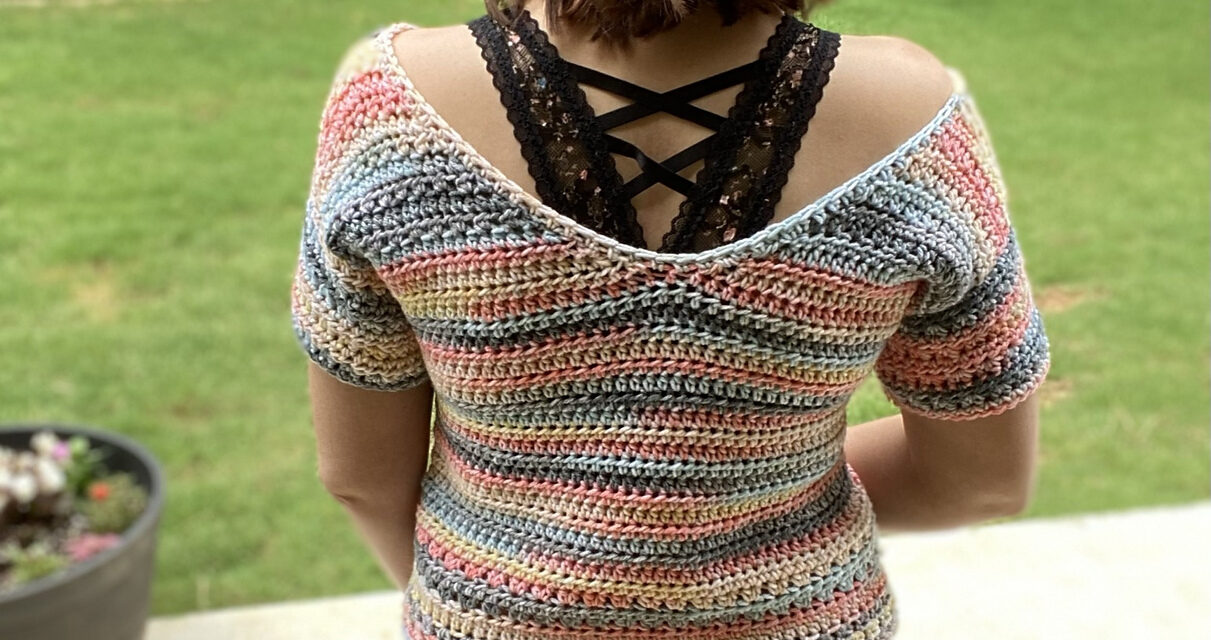 Crochet a Cute Summer Spell Top Designed By Kayla Boydston Of On A Whim Creations