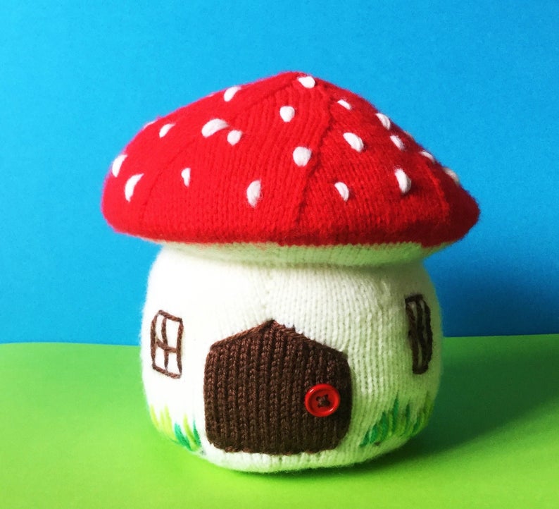 knit mushroom patterns