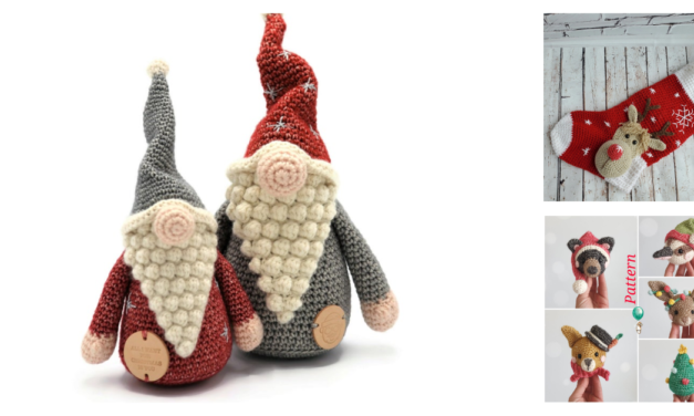 Christmas In July … Festive Gnomes, Holiday Bauble Head Amigurumi and a 3D Stocking Too!