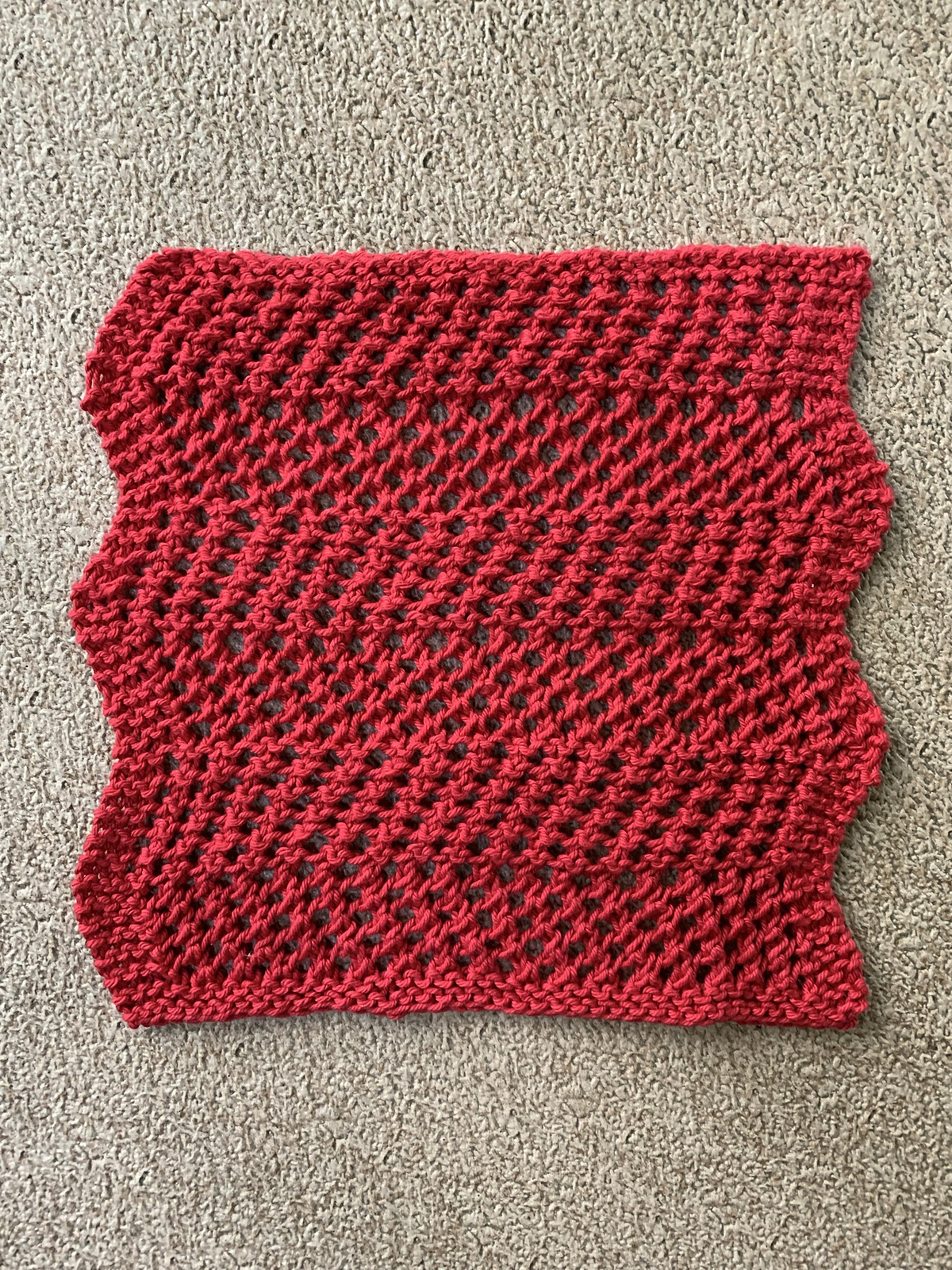 Looking For Quick Summer Knit? Make a 'Ziggy Dishcloth' Designed By Ashley Lambert-Maberly, The Pattern Is Free!