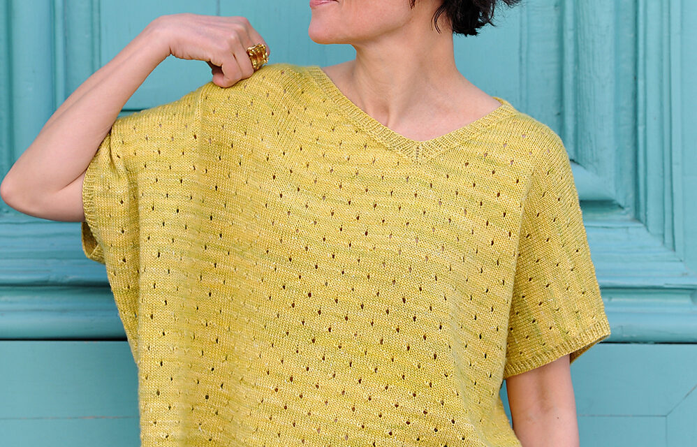 Knit A MonTee, An Oversized, Cropped Tee Designed By Faïza Mebazaa