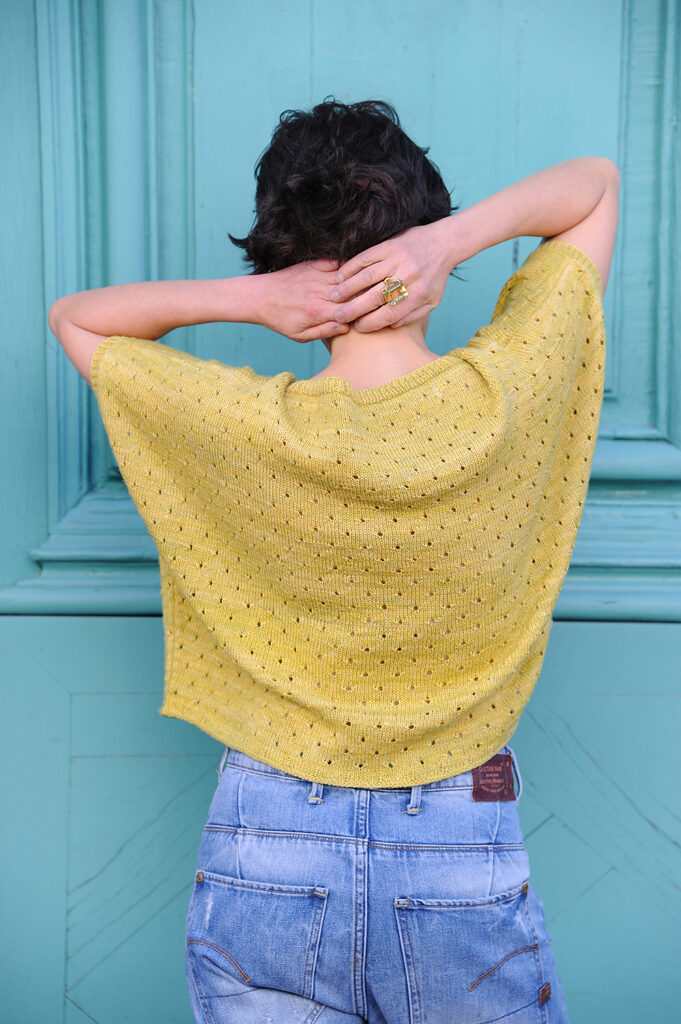 Knit A MonTee, An Oversized, Cropped Tee Designed By Faïza Mebazaa