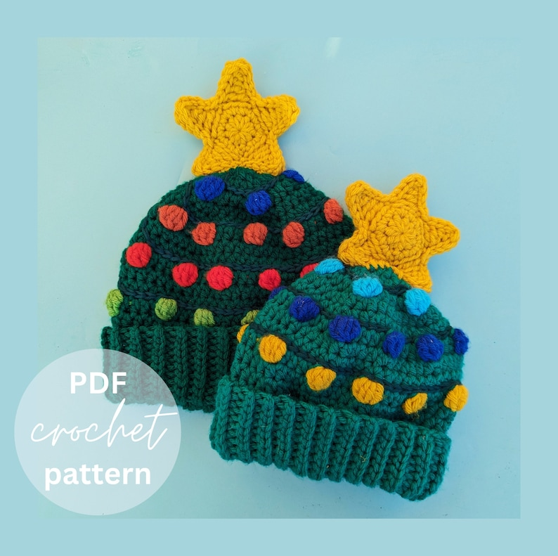 Christmas In July ... Crochet a Silly Fun Christmas Tree Hat - Five Fun Patterns To Choose From