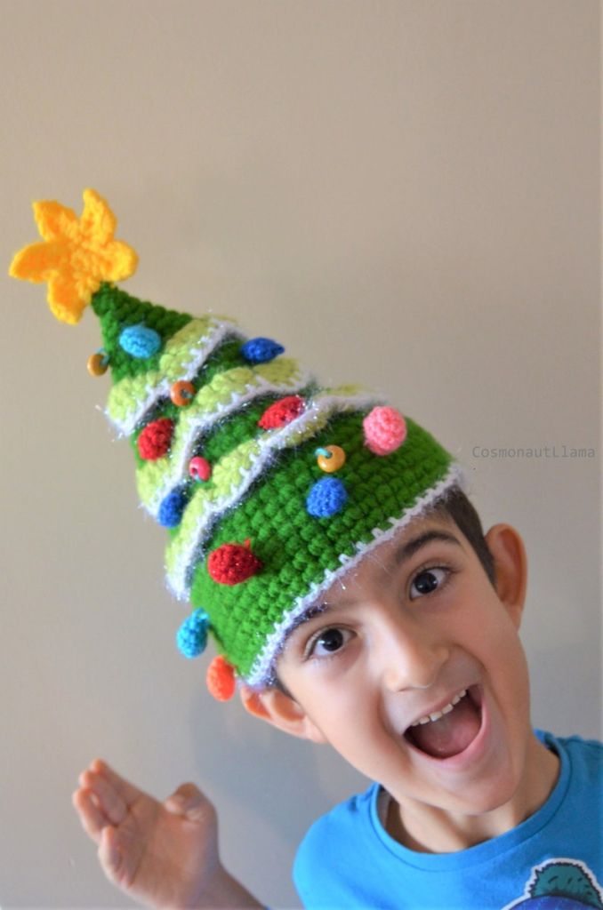 Christmas In July ... Crochet a Silly Fun Christmas Tree Hat - Five Fun Patterns To Choose From