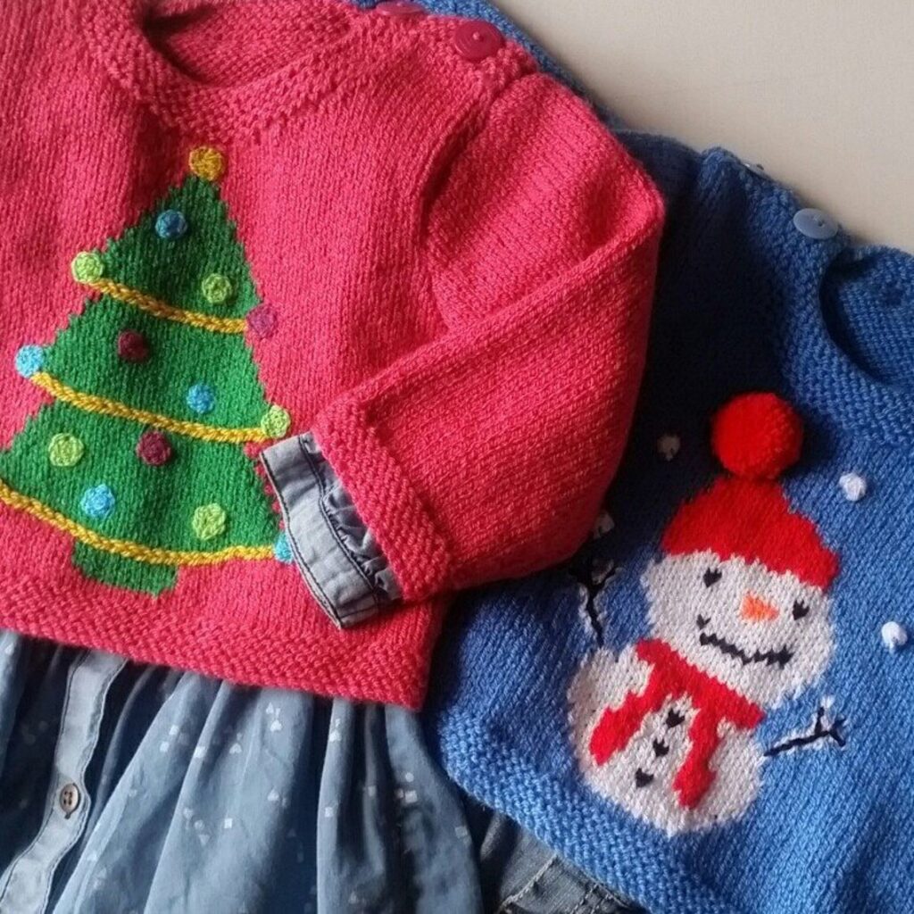 Christmas In July ... Knit A Couple Of Cute Sweaters ... Totally *Not* Ugly!