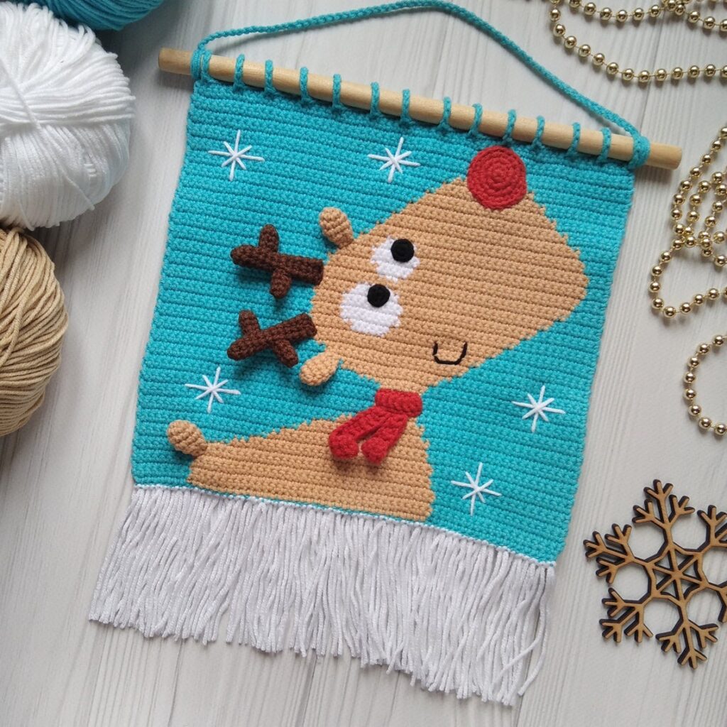 Christmas In July … Cute Wall Hangings For The Holiday Season, Featuring Rudolph and Frosty!