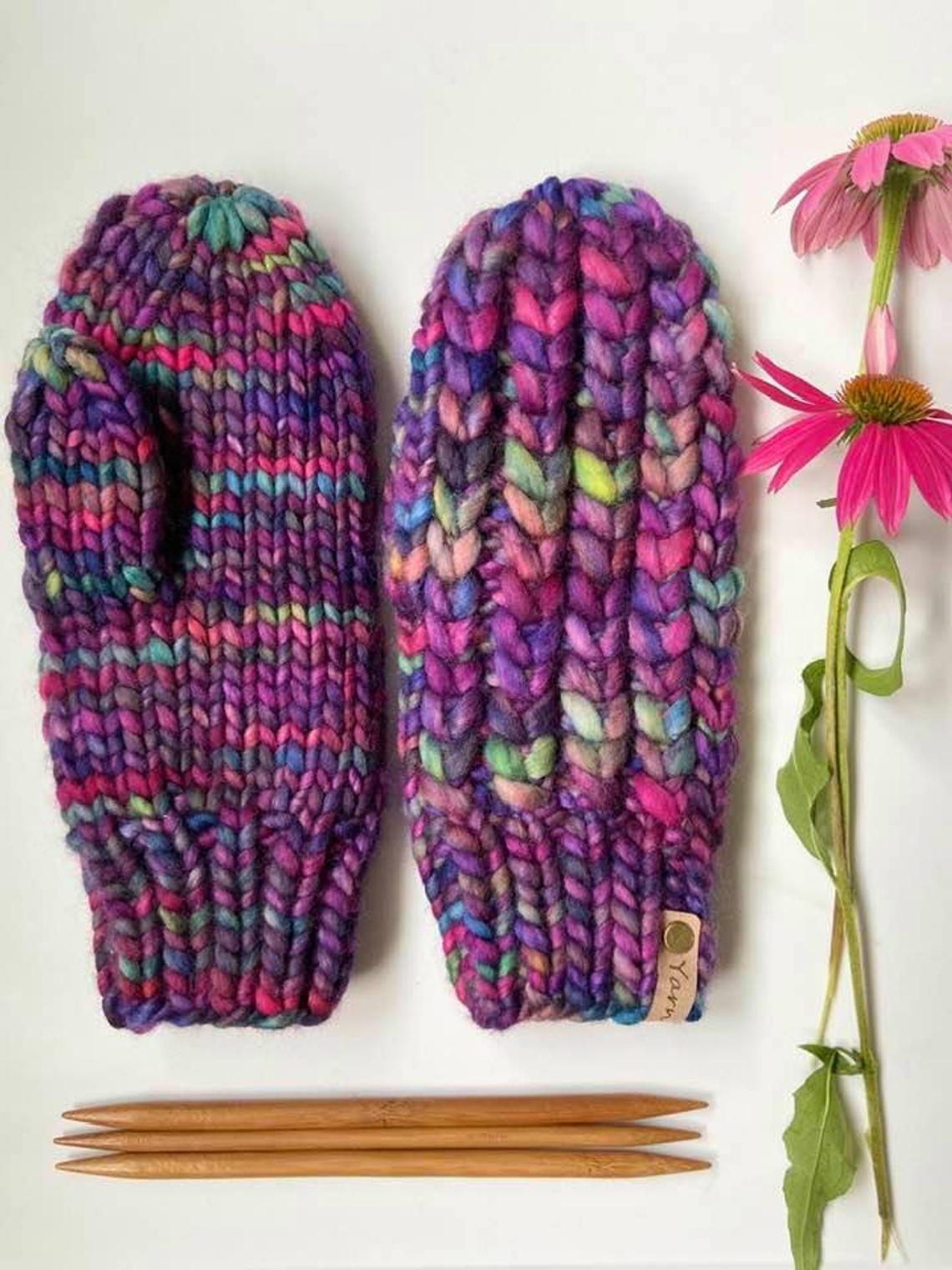Knit a Pair of Braided Hearts Mitts ... Love This Look!