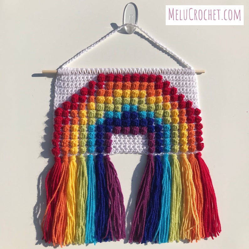 Rainbow Patterns Designed By Melu Crochet #crochet