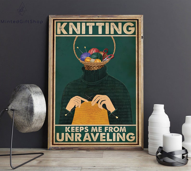 Christmas In July ... No Time For Crafting? These Prints Make The Perfect Gift For Knitters On Your List!