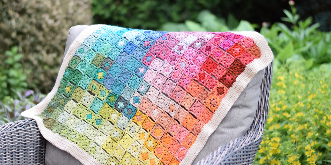 Christmas In July … Crochet A Watercolor Granny Blanket, Pattern Designed By Christina Hadderingh