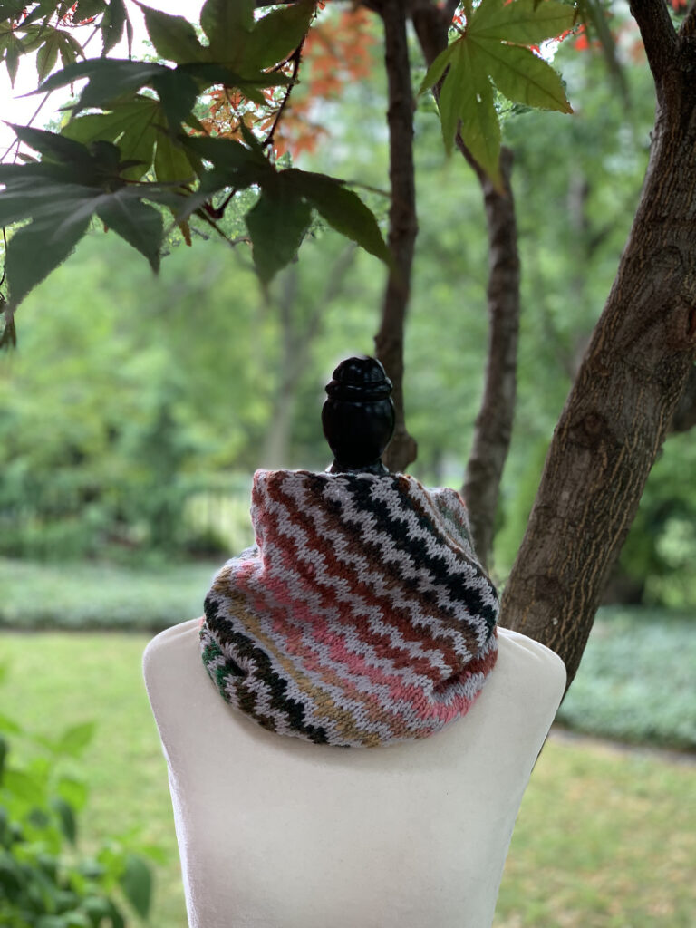 Knit a 'Just Wiggle It' Cowl, Fun Pattern Designed By Susan Ashcroft