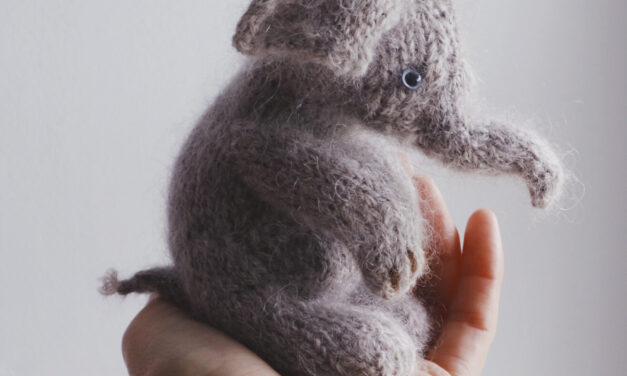 What Are You Knitting Today? How About A Little Elephant Designed By Claire Garland?