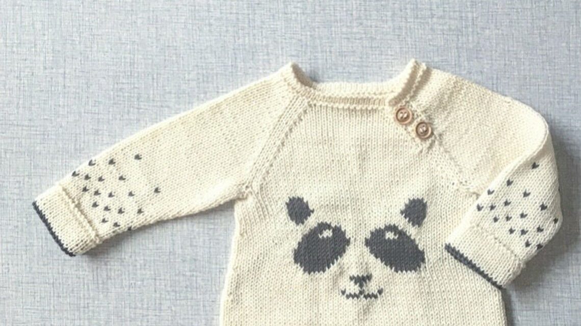 P-P-P-P-P-Panda Sweater! Knit This Sweetie For a Babe You Love!