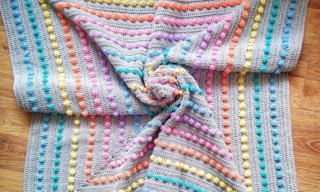 Crochet A Sassy Spiral Bobble Blanket … Hello, Perfect Baby Gift!