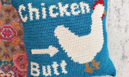 Guess What? Chicken Butt … The Crochet Pillow Edition!