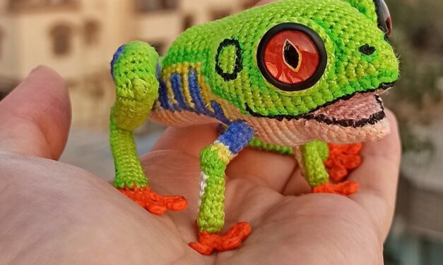 This Realistic Tree Frog Amigurumi Pattern From TotaKsushaDolls Is FANTASTIC!