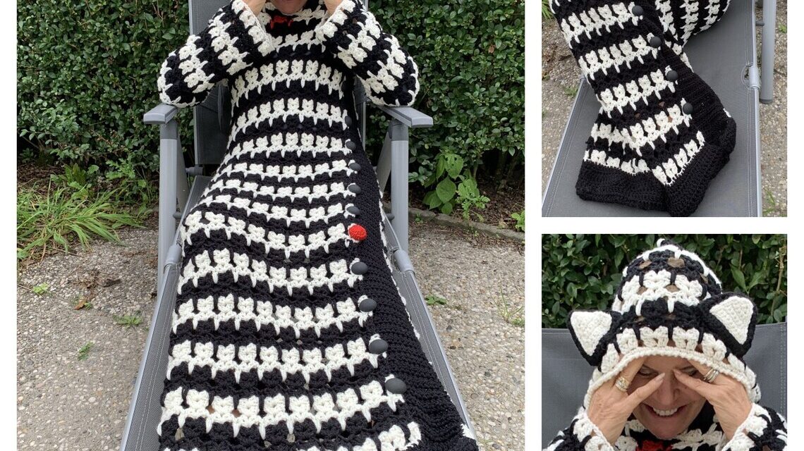 Every Day Is Caturday In This Kitty-Cat-Inspired ‘CardiblanCat’ … The Purrrrfect Blanket For Cat Lovers!