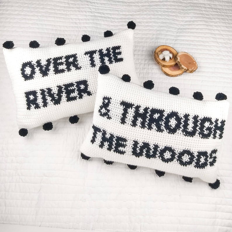 crochet pillows designed by Rachel of Cozy Nooks Designs #crochet