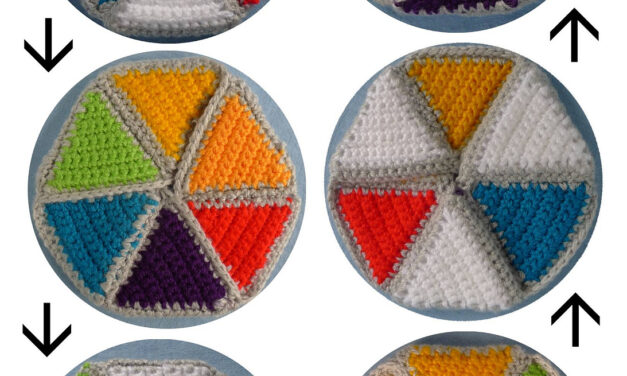 Crochet A Tri-Hexaflexagon … It’s The Perfect Project To Practice Your Stitchcraft