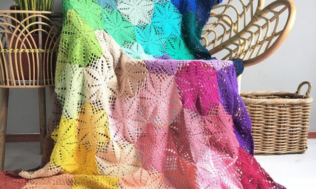 Live In Bright Technicolor With Atty’s Anemone Blanket – Crocheter’s Dream Project!