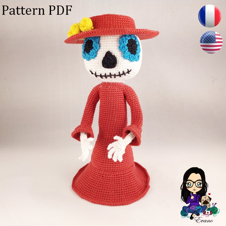 patterns designed by Fanny Claisse of Evano Crochet #crochet #amigurumi