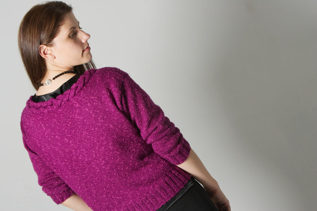 Knit An Urban Silk Cabled V Sweater Designed By Brian Kohler ... It's Sweater Weather!