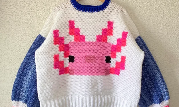 Is That An Axolotl On Your Sweater? Why Yes, Can I Crochet You One?