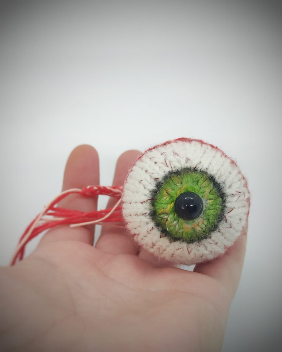 Knit A Creepy Eye Amigurumi ... 'Tis The Season!
