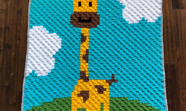 Crochet a Cute and Cuddly C2C Giraffe Blanket