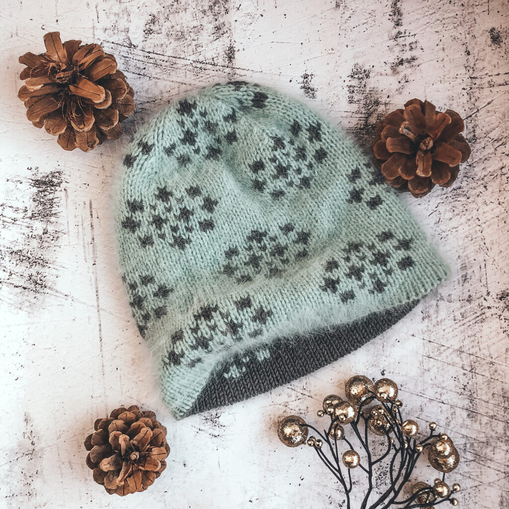 They Call This Beautiful Beanie 'Blizzard' ... It's Reversible and Makes a Great Gift!